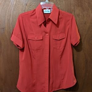 New never worn red blouse